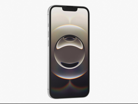 Apple iPhone 16E White Modelo 3D