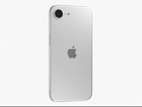 Apple iPhone 16E White 3D Model