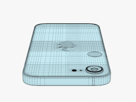 Apple iPhone 16E White Modelo 3D