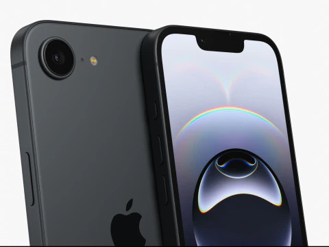 Apple iPhone 16E All Colors 3D Model