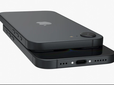 Apple iPhone 16E All Colors 3D Model