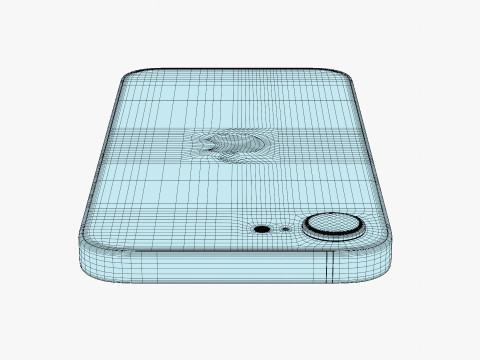 Apple iPhone 16E All Colors Modelo 3D