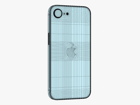 Apple iPhone 16E All Colors Modelo 3D