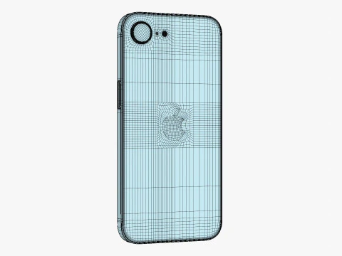 Apple iPhone 16E All Colors 3D Model