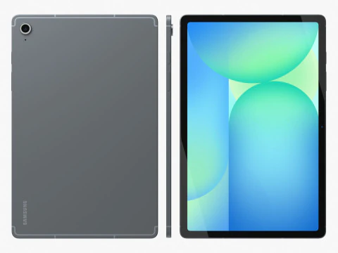Samsung Galaxy Tab S10 FE Grey 3D Model
