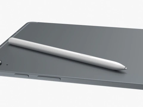 Samsung Galaxy Tab S10 FE Grey 3D Model