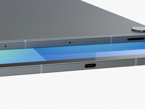 Samsung Galaxy Tab S10 FE Grey 3D Model