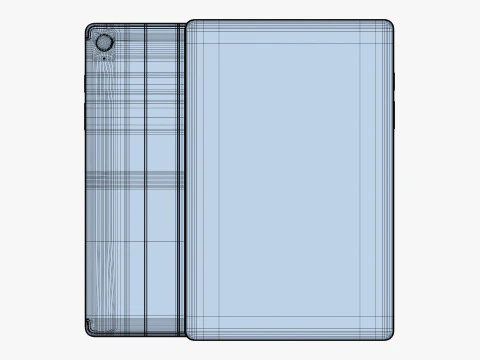 Samsung Galaxy Tab S10 FE Grey 3D Model