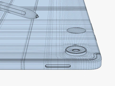 Samsung Galaxy Tab S10 FE Grey 3D Model