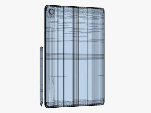 Samsung Galaxy Tab S10 FE Grey 3D Model
