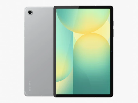 Samsung Galaxy Tab S10 FE Silber 3D Modell