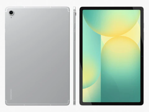 Samsung Galaxy Tab S10 FE Silver 3D Model