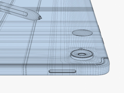 Samsung Galaxy Tab S10 FE Silver 3D Model