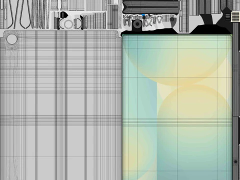 Samsung Galaxy Tab S10 FE 3D Модель