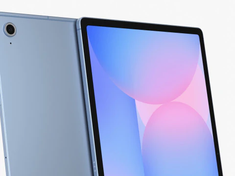 Samsung Galaxy Tab S10 FE Plus Blu Modello 3D