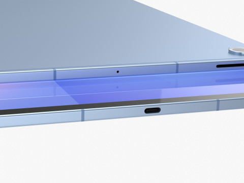 Samsung Galaxy Tab S10 FE Plus Blue 3D Model