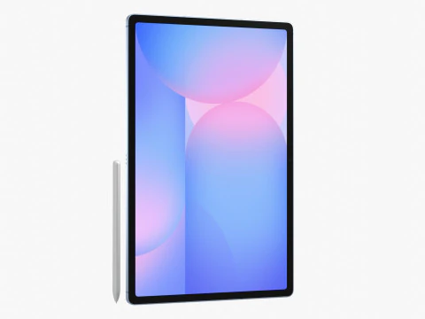 Samsung Galaxy Tab S10 FE Plus Blu Modello 3D
