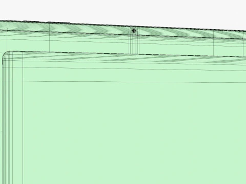 Samsung Galaxy Tab S10 FE Plus Blu Modello 3D