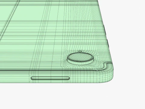 Samsung Galaxy Tab S10 FE Plus Blu Modello 3D