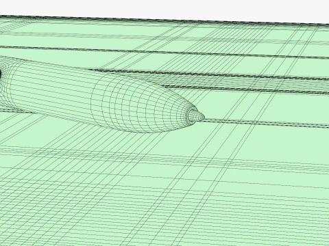 Samsung Galaxy Tab S10 FE Plus Blu Modello 3D