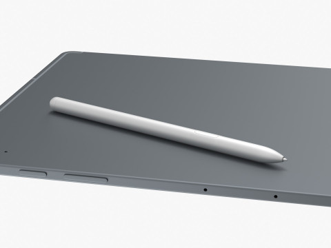 Samsung Galaxy Tab S10 FE Plus Grey Modèle 3D