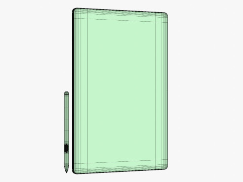 Samsung Galaxy Tab S10 FE Plus Grey Modèle 3D
