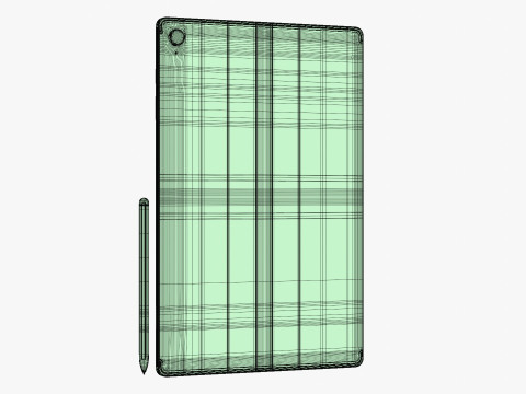 Samsung Galaxy Tab S10 FE Plus Grey Modèle 3D