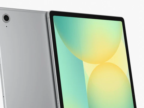 Samsung Galaxy Tab S10 FE Plus Silver 3D Model