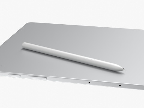 Samsung Galaxy Tab S10 FE Plus Silver 3D Model