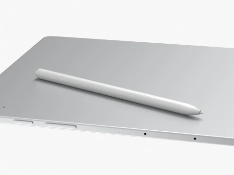 Samsung Galaxy Tab S10 FE Plus Silver 3D Model