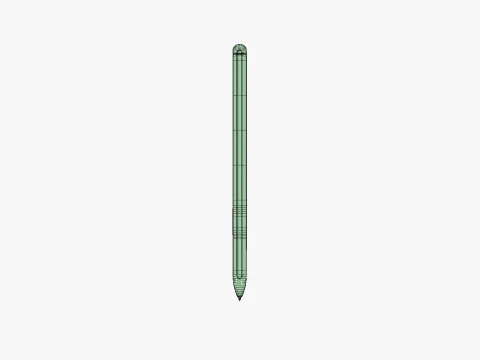 Samsung Galaxy Tab S10 FE Plus Silver 3D Model