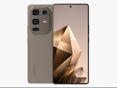 Infinix Note 50 Pro Titanium Grey 3D Model
