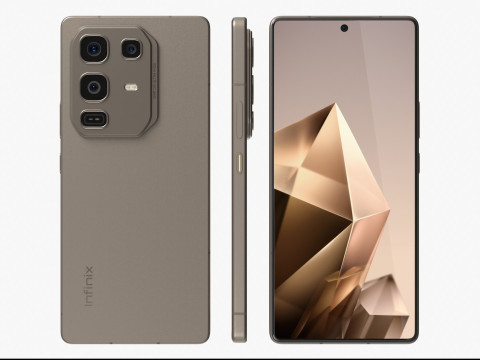 Infinix Note 50 Pro Titanium Grey 3D Model