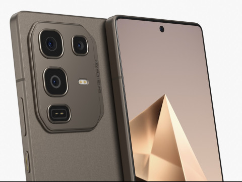 Infinix Note 50 Pro Titanium Grey 3D Model