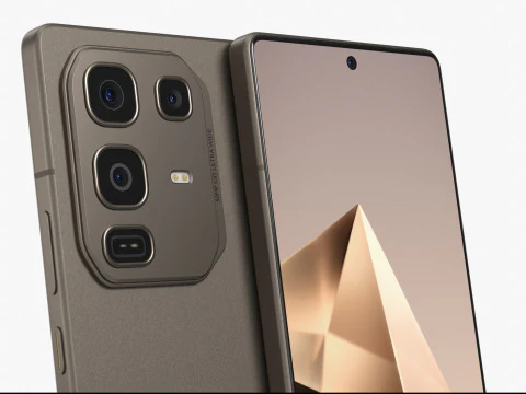 Infinix Note 50 Pro Titanium Grey 3D Model