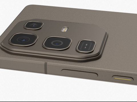 Infinix Note 50 Pro Titanium Grey 3D Model