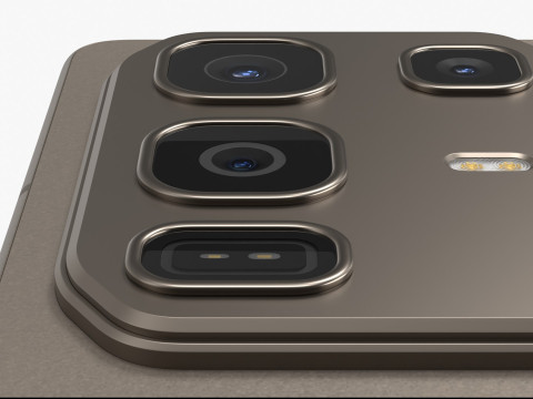 Infinix Note 50 Pro Titanium Grey 3D Model