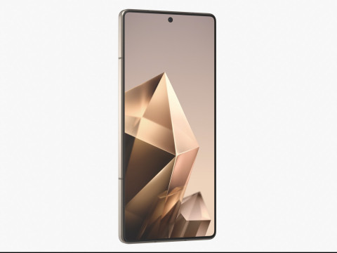 Infinix Note 50 Pro Titanium Grey 3D Model