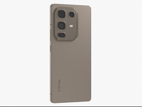 Infinix Note 50 Pro Titanium Grey 3D Model