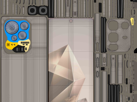 Infinix Note 50 Pro Titanium Grey 3D Model