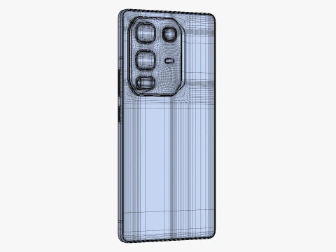 Infinix Note 50 Pro Titanium Grey 3D Model