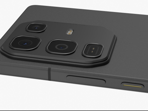 Infinix Note 50 Pro Shadow Black 3D Model