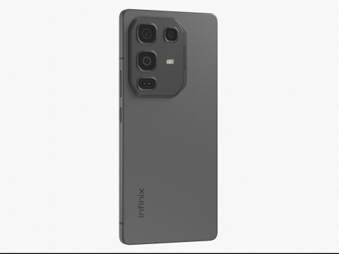 Infinix Note 50 Pro Shadow Black 3D Model