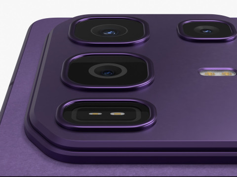 Infinix Note 50 Pro Enchanted Purple 3D Model