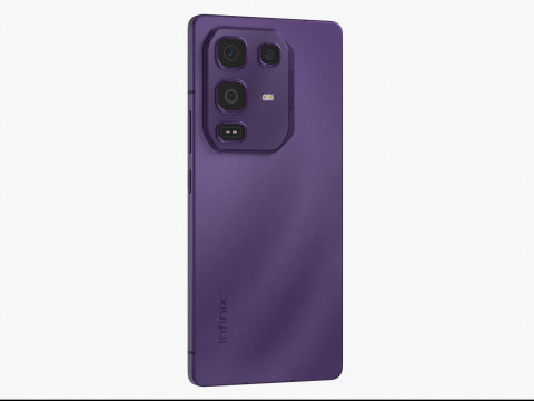 Infinix Note 50 Pro Enchanted Purple 3D Model