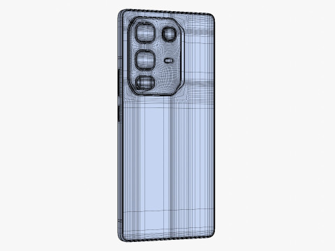 Infinix Note 50 Pro Enchanted Purple 3D Model