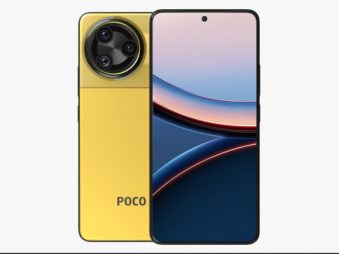 Xiaomi POCO F7 Ultra Yellow Modello 3D