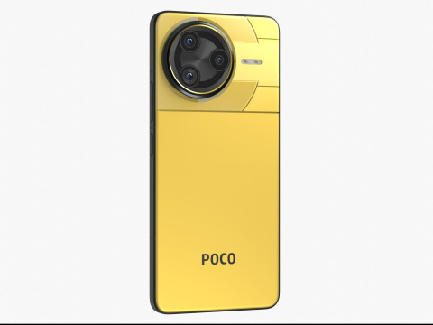 Xiaomi POCO F7 Ultra Yellow 3D Модель