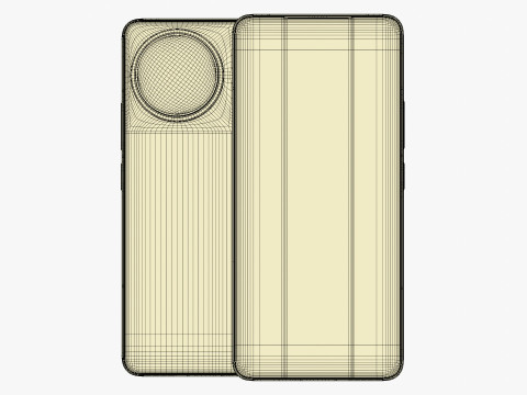 Xiaomi POCO F7 Ultra Yellow 3D Модель