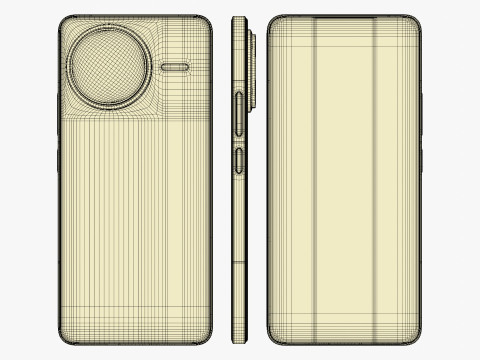 Xiaomi POCO F7 Ultra Yellow 3D Модель